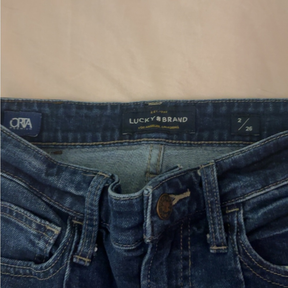 Lucky Brand Dark Blue Flare Jeans - Picture 2 of 4